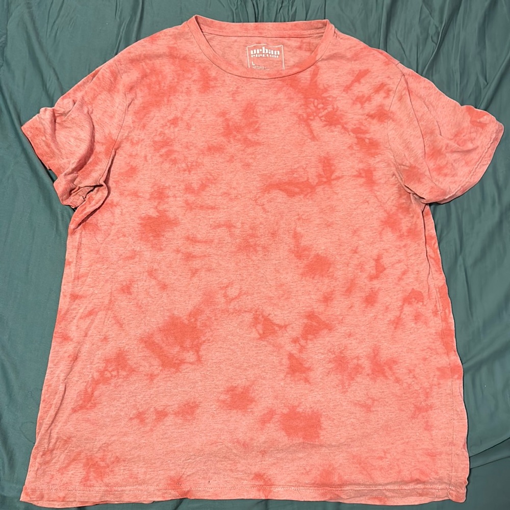 Acid Wash Pink Tie Dye Tee
